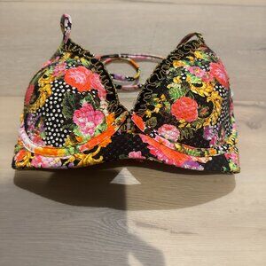 NWT  Luli Fama Swim Bikini Top XS